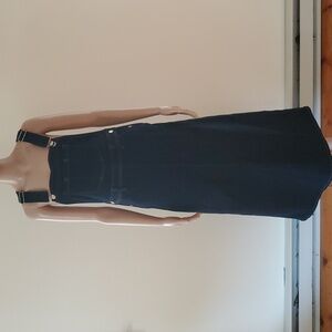 Muji | Dresses | Muji Denim Overall Dress | Poshmark